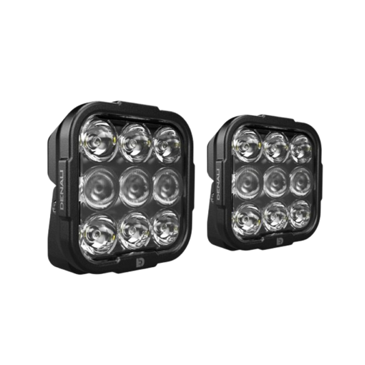 Auxiliary DL9 LED Lights White Only Set Of 2-Denali