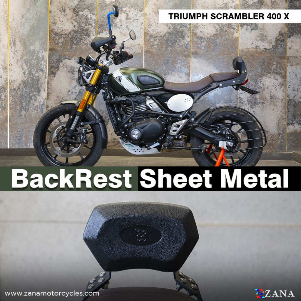 Back Rest Sheet Metal For Triumph Speed 400/Scrambler 400 X