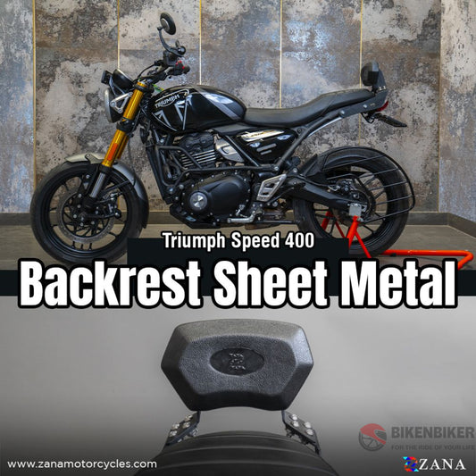 Back Rest Sheet Metal For Triumph Speed 400/Scrambler 400 X