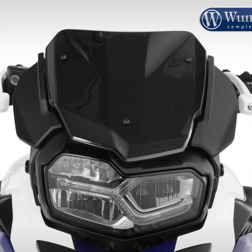 Bmw F 750 / 850 Gs Ergonomics - ’Flowjet’ Windscreen Wunderlich Black Windscreen