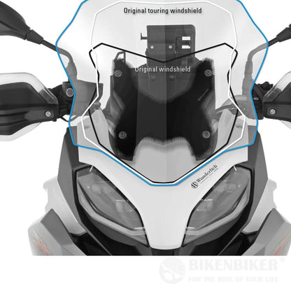 Bmw F 900 Ergonomics - ’Marathon’ Windshield Wunderlich Windscreen