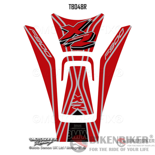 Bmw F900Xr F900 Xr 2020 2021 Motorcycle Tank Pad Protector Motografix 3D Gel Tb048R - Motografix