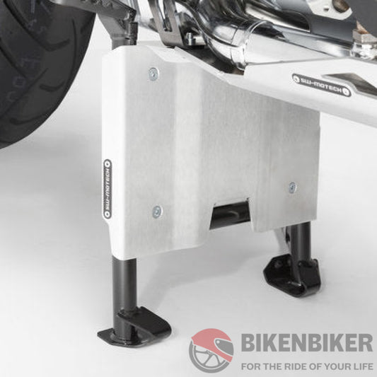 Bmw R 1200/1250 Gs/A Protection - Sump Guard Extension For Center Stand Sw-Motech Silver