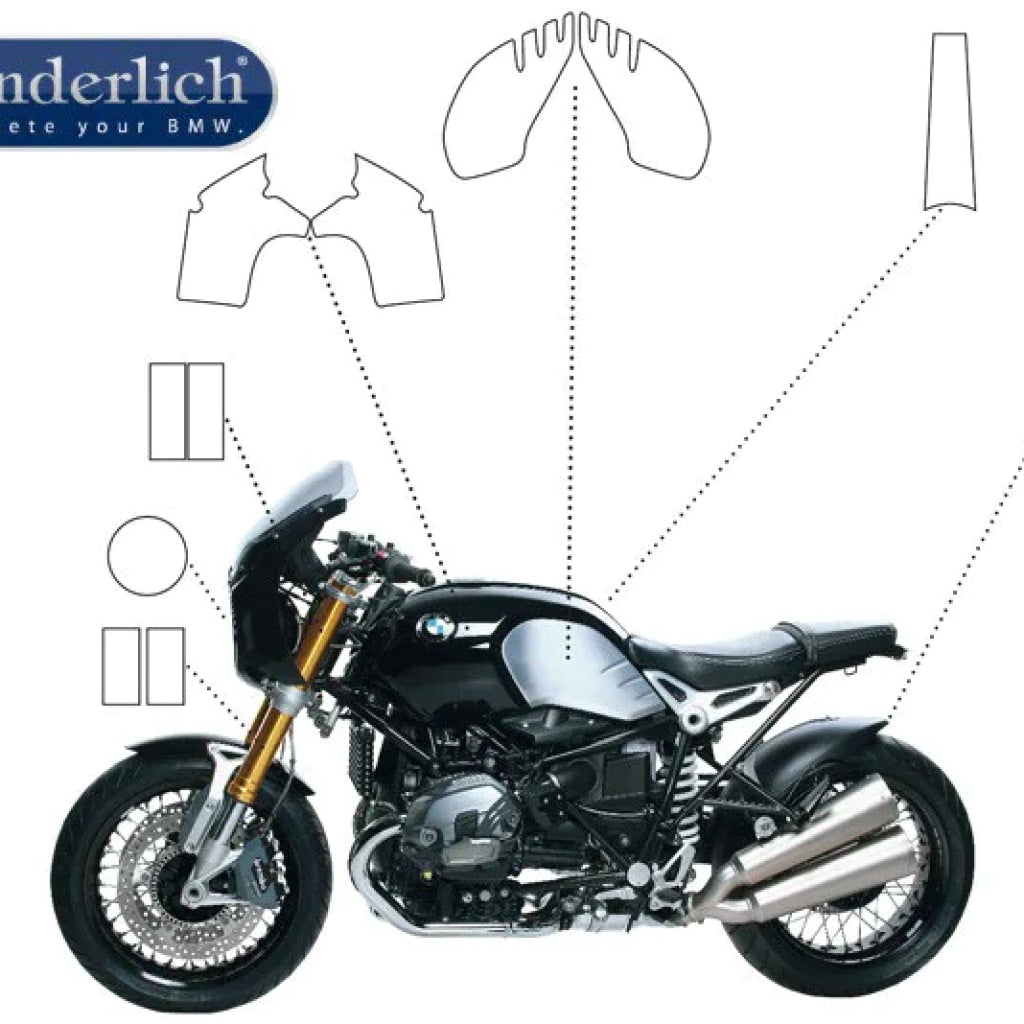 Bmw R Ninet Protection - Tank Set Wunderlich Pad