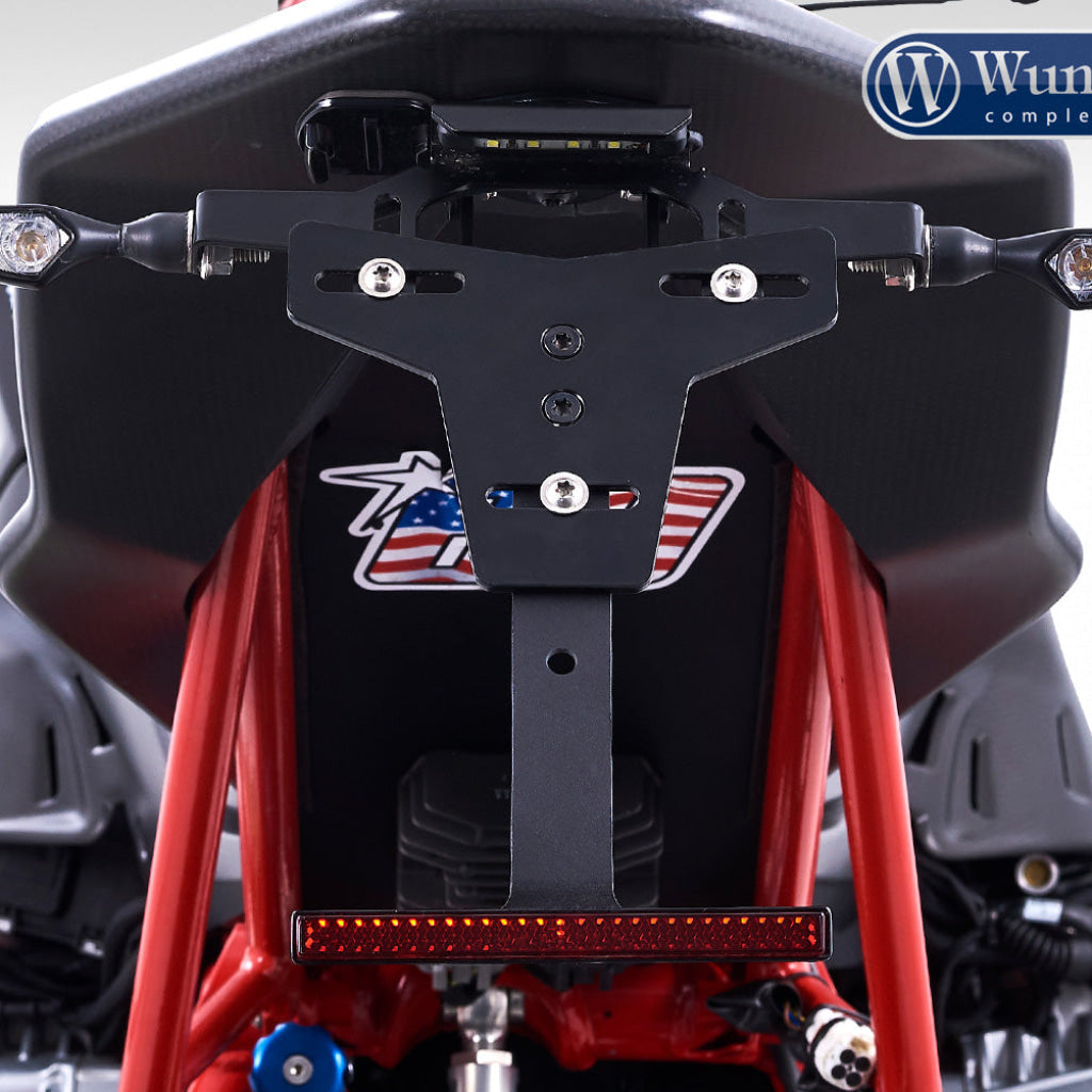 Bmw R1200R Racing Ergonomics - License Plate Holder For Super Light Tail Wunderlich Accessories