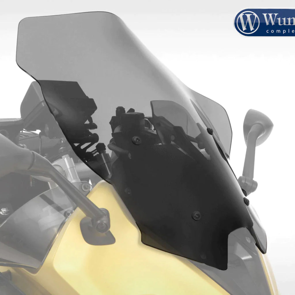 Bmw R1250Rs Ergonomics - ’Marathon’ Windscreen Wunderlich Smoked Grey Screen