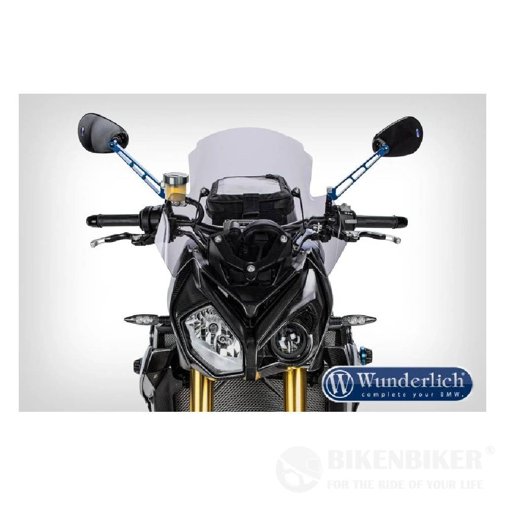 Bmw S1000R Ergonomics - ’Marathon’ Windscreen Wunderlich Smokedgrey Windscreen