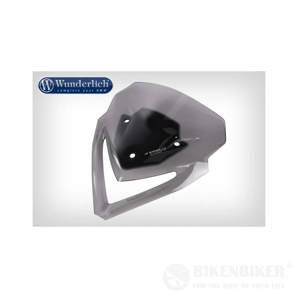 Bmw S1000R Ergonomics - ’Sport’ Windscreen Wunderlich Smoked Grey Windscreen