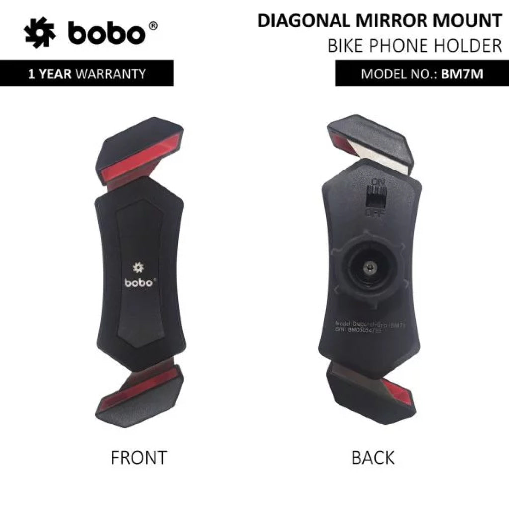 Bobo Bm7 Diagonal-Grip Mobile Phone Holder Mount (Black) Mounts