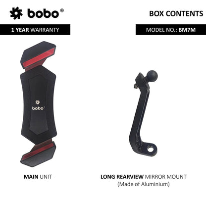Bobo Bm7 Diagonal-Grip Mobile Phone Holder Mount (Black) Mounts