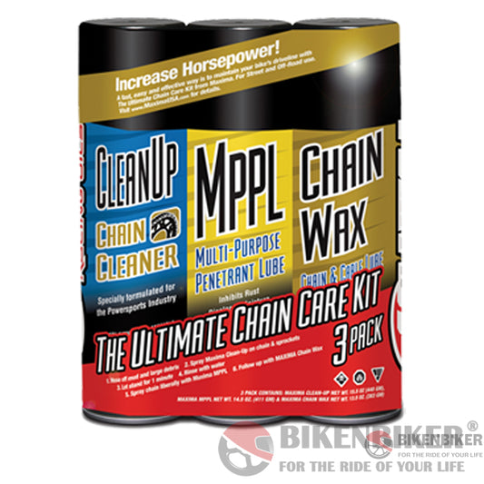Chain Wax Care Combo Kit - Maxima Oils Maintenance