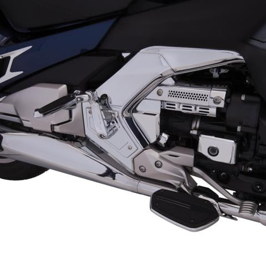 Chrome Engine Cover Set For Dct Models - Honda Goldwing Ciro Goldstrike Accessories