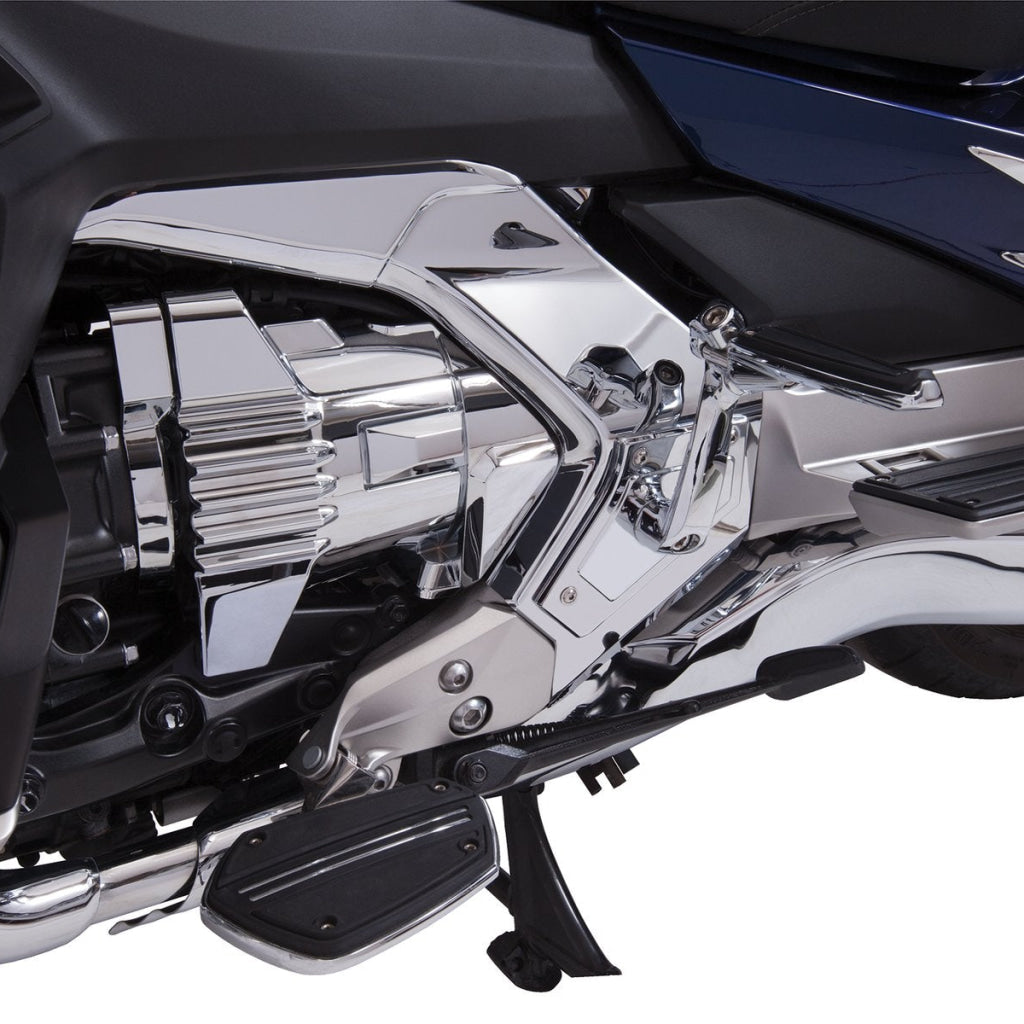 Chrome Engine Cover Set For Dct Models - Honda Goldwing Ciro Goldstrike Accessories