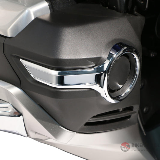 Chrome Fog Light Trims - Honda Goldwing Ciro Goldstrike Accessories