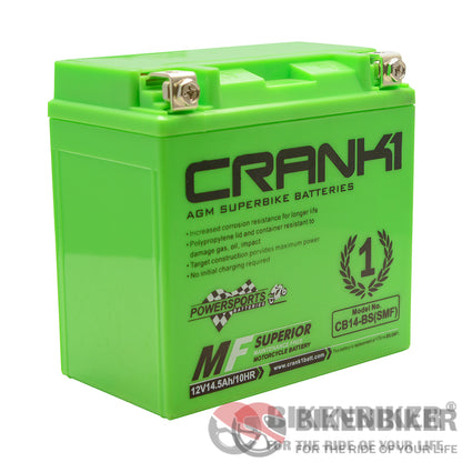 Crank1 Cb14-Bs (Smf) Battery