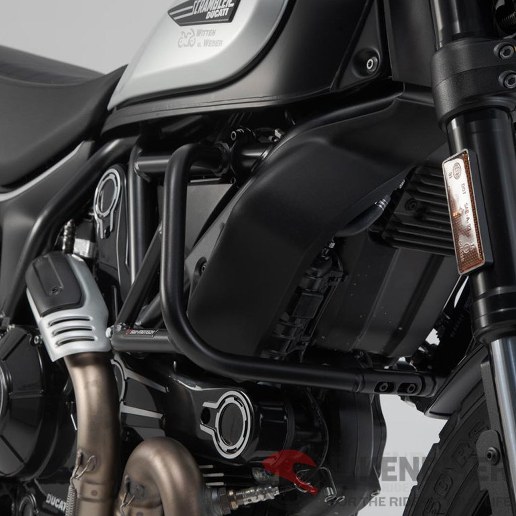 Crash Bar Black Ducati Scrambler Models - Sw-Motech Protection