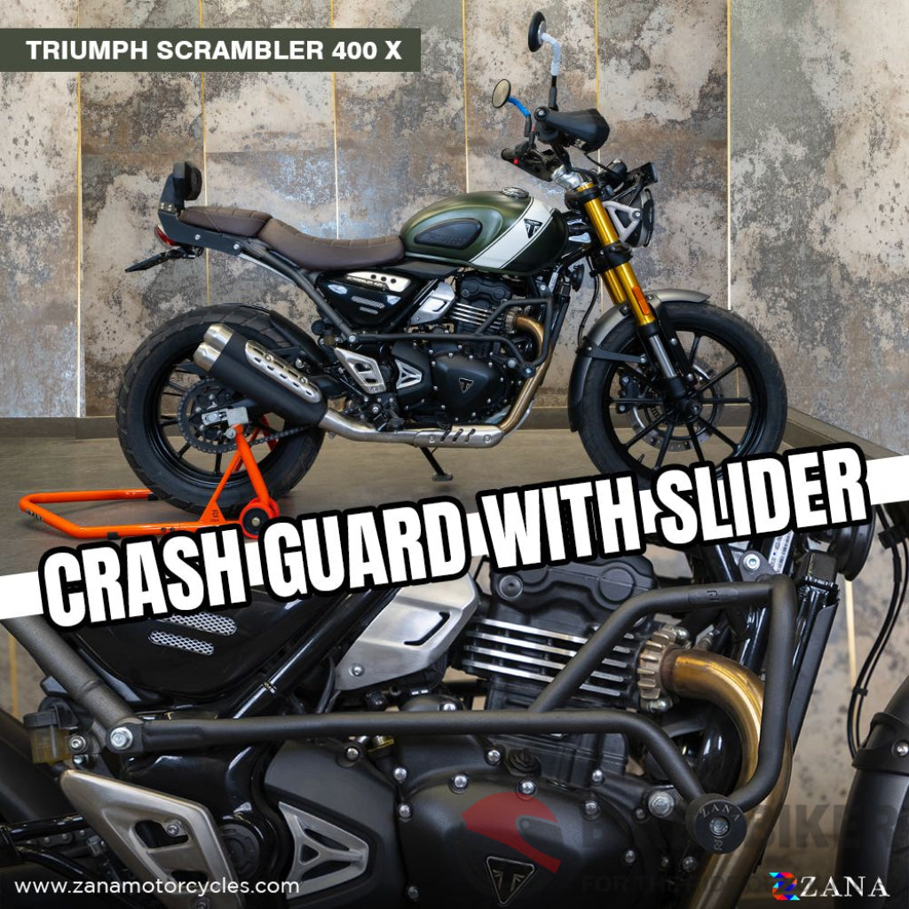 Crash Guard W/ Slider Triumph Speed 400/Scrambler 400 X - Zana With