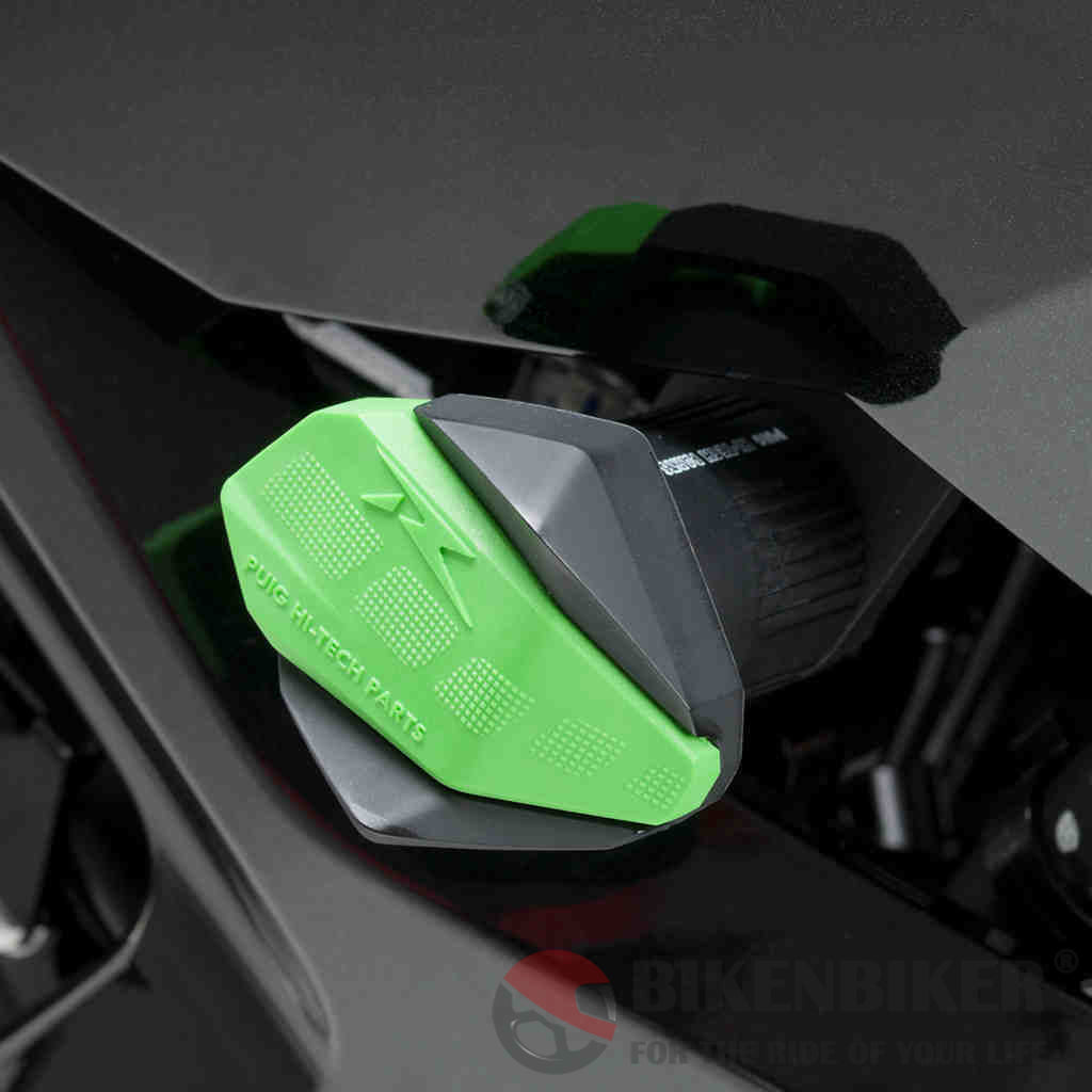 Crash Pads Spares R12 For All Motorcycles-Puig Green Protection
