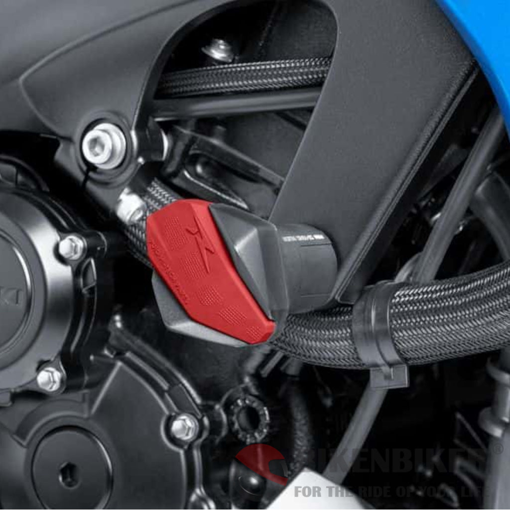 Crash Pads Spares R12 For All Motorcycles-Puig Red Protection