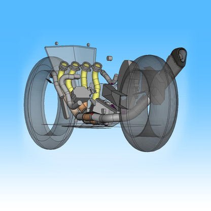 Ct Single Full System W/ 16’ Muffler Hayabusa (08 - 20) - Brock’s Performance Exhaust