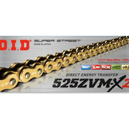Did Chain - 525 Pitch * 112 Links (Zvmx) Natural Steel
