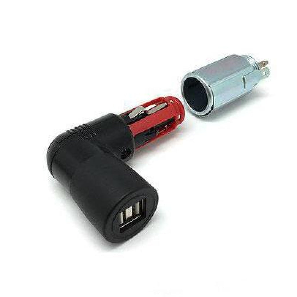 Din/Cigarette (Interchangeable) To Usb Adapter (3.3A) - Cliff Top Power Accessories