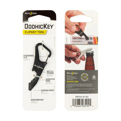 Doohickey® Clipkey™ Key Tool Without Driver - Nite Ize Black Tools