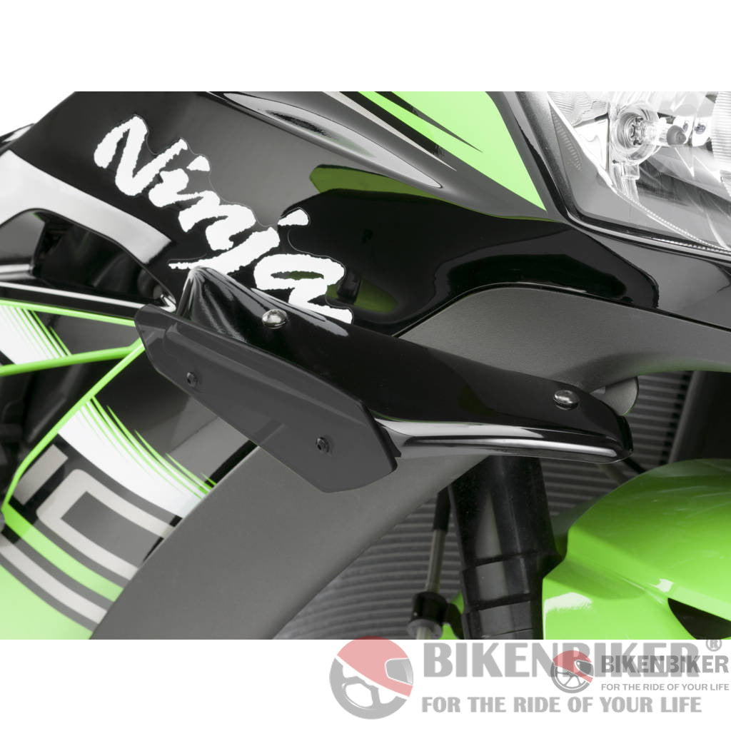 Downforce Sport Spoilers For Kawasaki Zx-10R 2016-Puig Black Protection