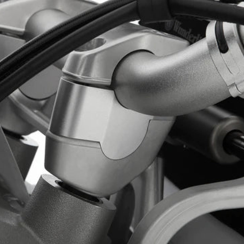 Ducati Desert X Ergonomics - Handlebar Risers Wunderlich