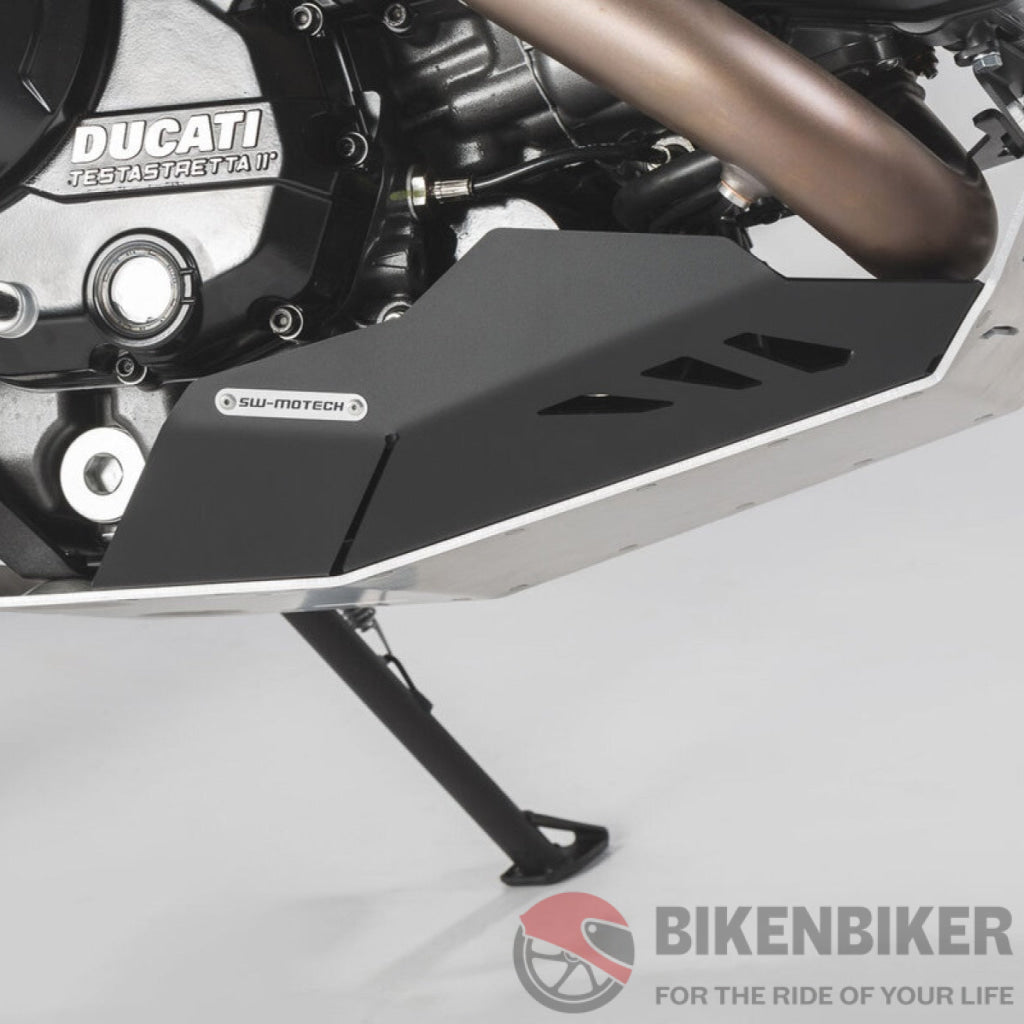 Ducati Hyperstrada/Hypermotard Protection - Sump Guard Sw-Motech Skid Plate