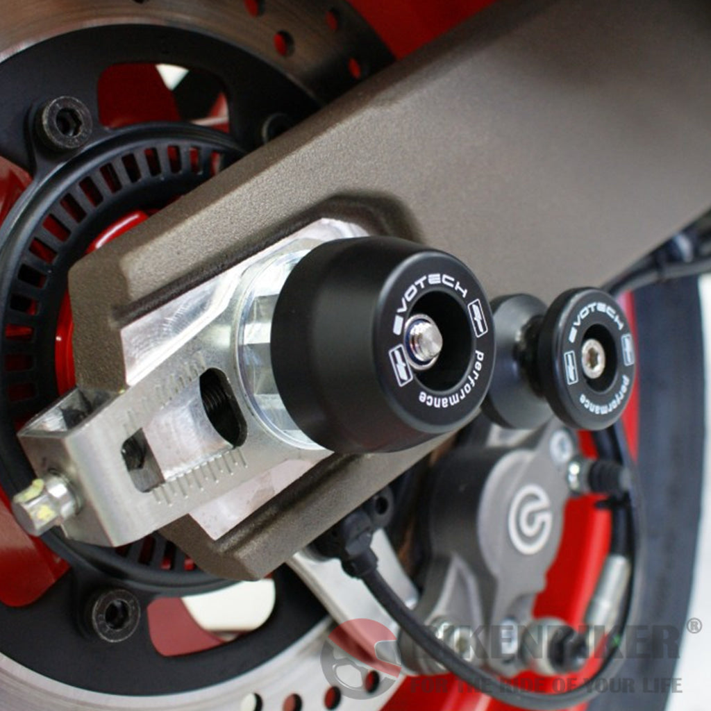 Ducati Monster 821/950 Paddock Stand Bobbins 2013 + Evotech Performance Protection