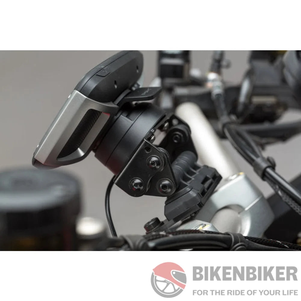 Ducati Multistrada/Enduro Ergonomics - Shock Absorbent Quick-Lock Gps Mount Sw-Motech
