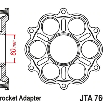 Ducati Spares - Adaptor (760B) Jt Sprockets