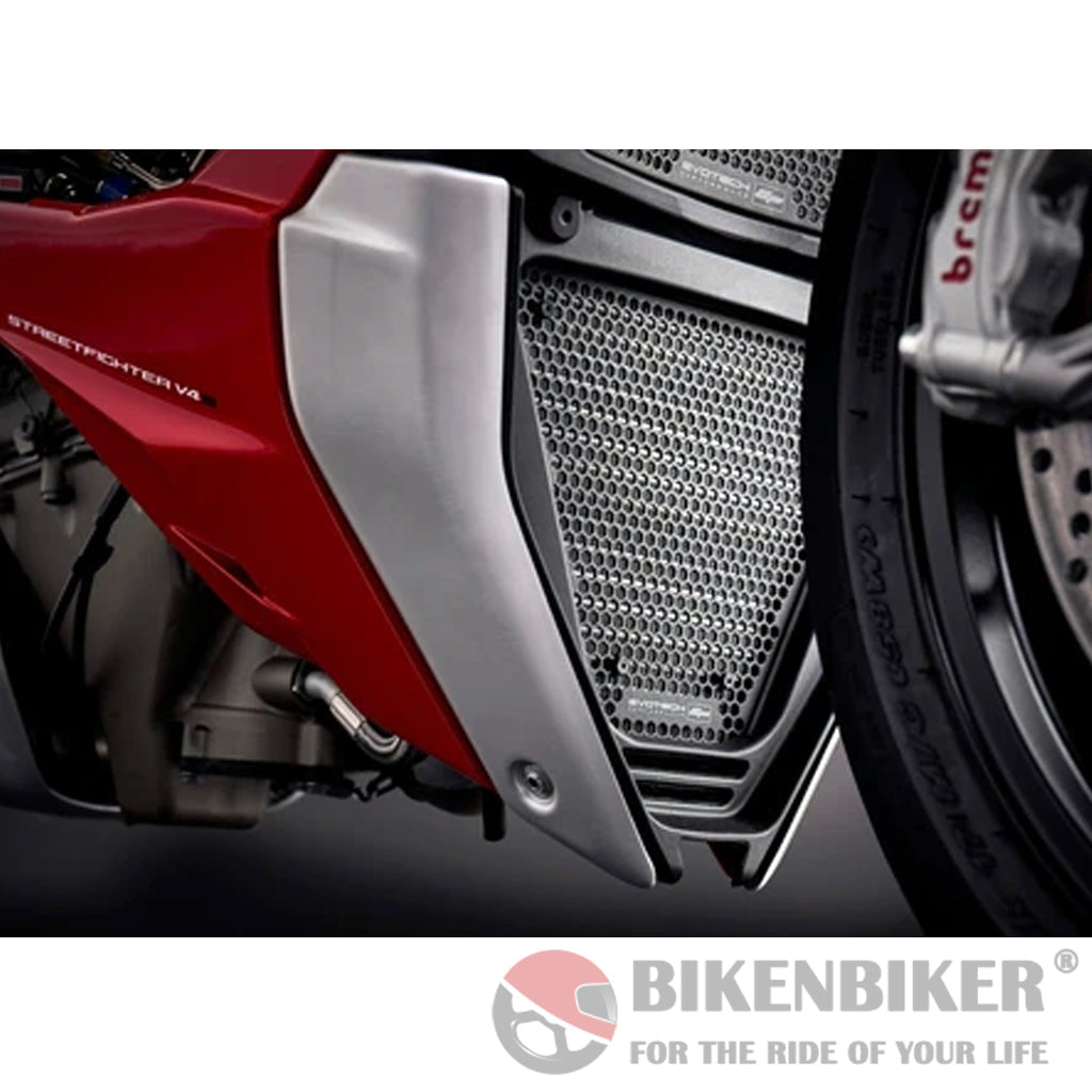 Ducati Streetfighter/Panigale V4/S Radiator Guard Set 2020+ - Evotech Performance Protection