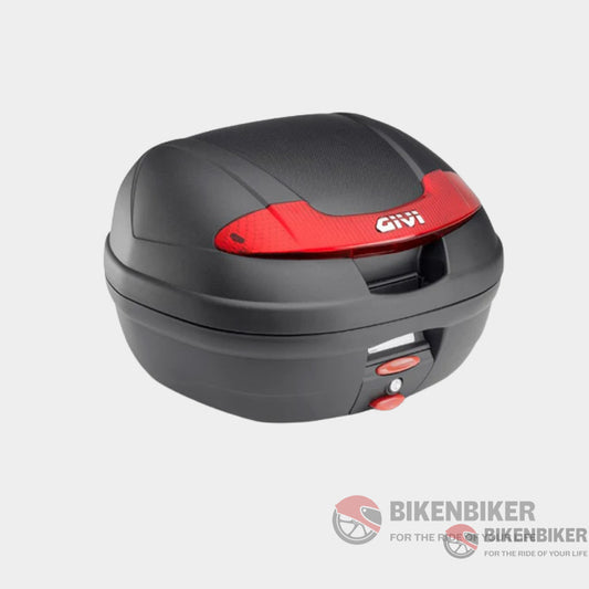 E340N Vision Monolock Top Case - Red Reflectors Givi Topcase