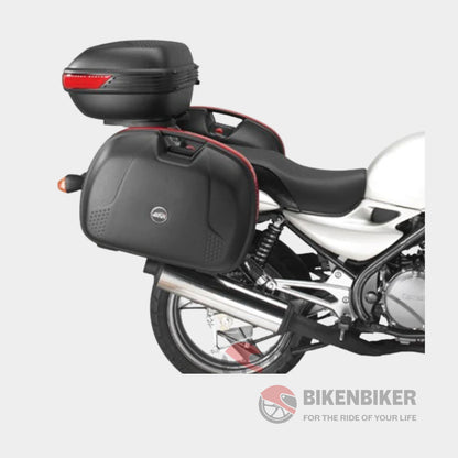E360 Top/Side Case With Red Reflectors - Givi Top Case