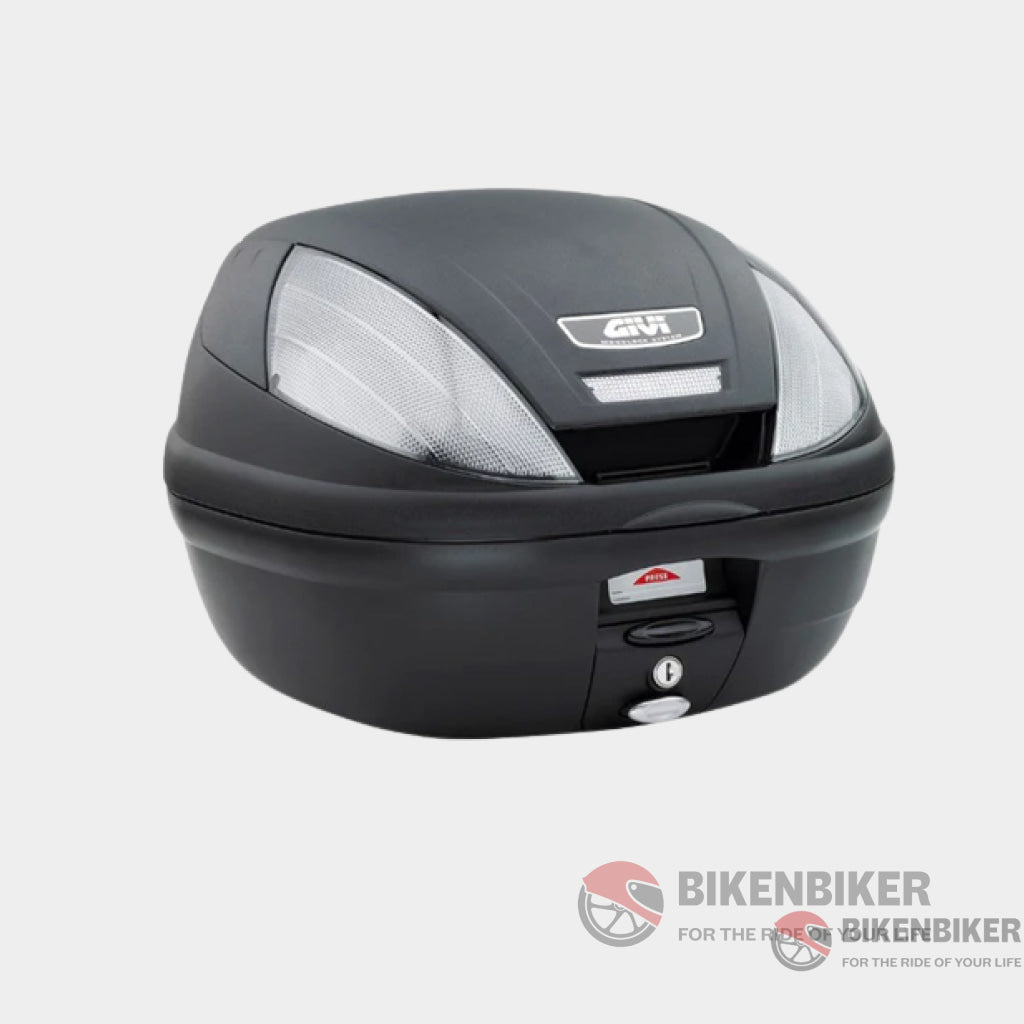 E370 Monolock Top Case - Smoked Reflectors Givi Topcase