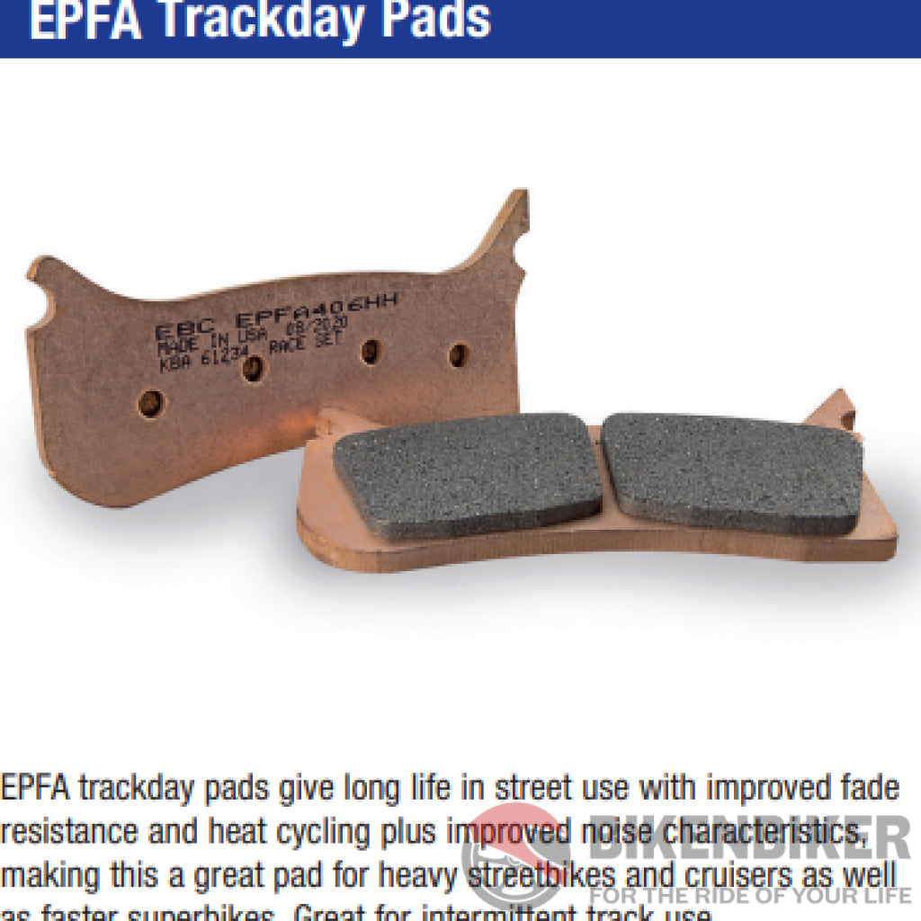 Epfa226Hh Fully Sintered Brake Pads - Ebc Brakes