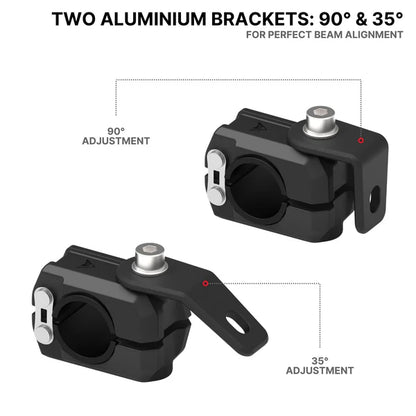 Universal Fit Fog Light Mounts-Auto Engina