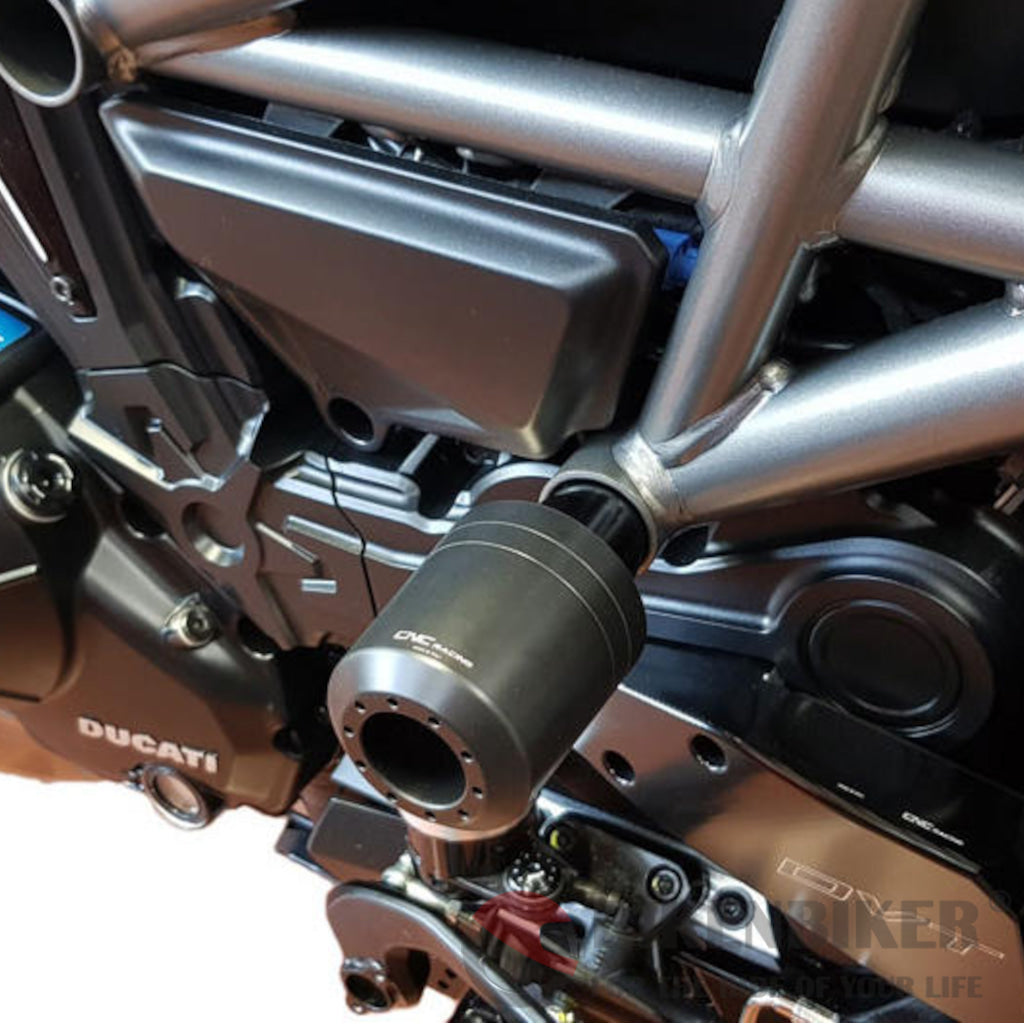 Frame Crash Protection For Ducati X Diavel - Cnc Racing Sliders