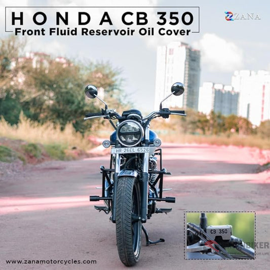Front Fluid Reservoir Oil Cover For Honda Cb 350 Aluminium-Zi-8235 Oils