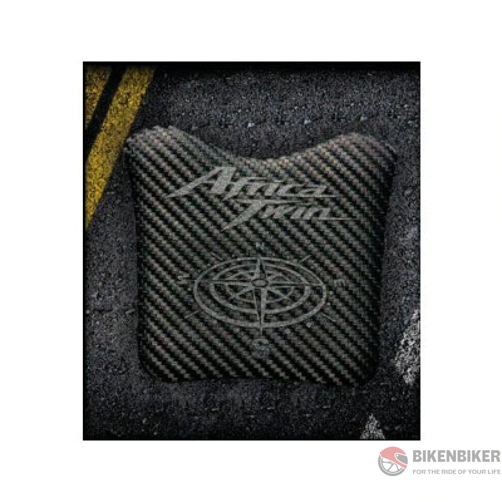 Honda Africa Twin Ergonomics - Tank Pad Rubba Tech Tank Pad