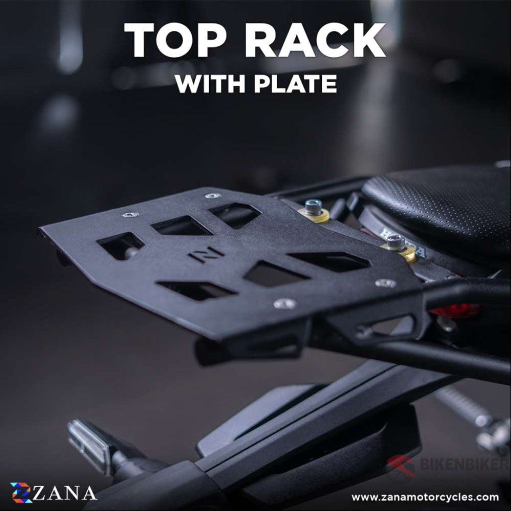 Honda Cb 300R Top Rack With Plate - Zana Rear Racks
