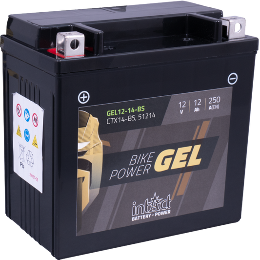 GEL Bike Battery YTX14-BS-Intact Battery-Power