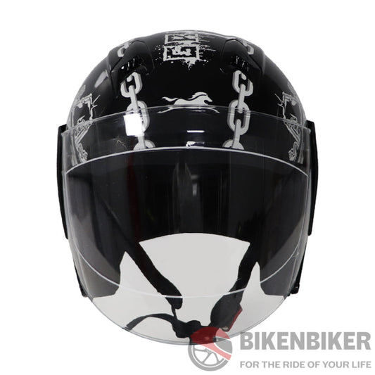 Tvs-Lark Graphics Helmet - Black L
