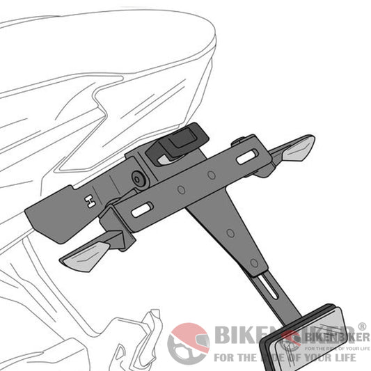 License Plate Holder For Honda Cbr1000Rr Fireblade 2012-Puig Vehicle Frames
