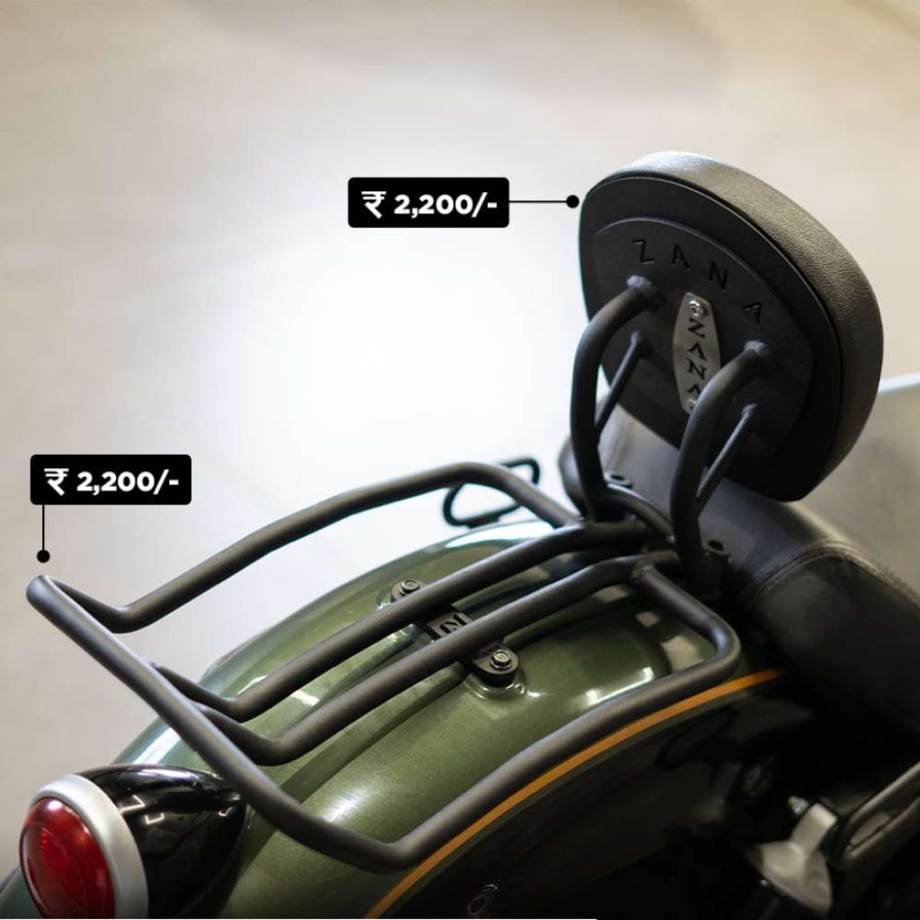 Luggage Rack Compatible With Backrest For Super Meteor 650 - Zana Rear Racks