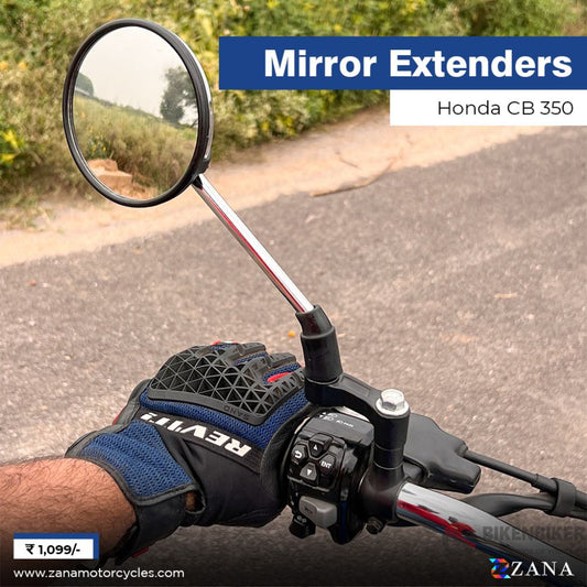 Mirror Extenders For Honda Cb 350 - Zana Accessories