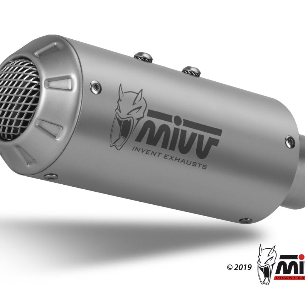Mk3 Full System Exhaust For Kawasaki Ninja/Z 650 - Mivv Stainless Steel