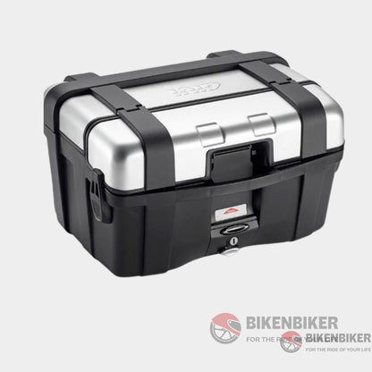Monokey Trekker 46L Silver Top/Side Case - Givi Top Case
